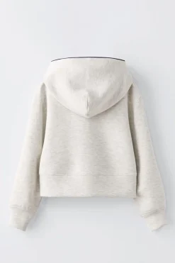 Niños ZARA 6 - 14 Años·Sudaderas|6 - 14 Años·Deporte / Jogging<SUDADERA CAPUCHA VIVOS