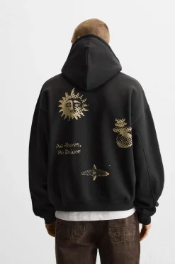 Best SUDADERA CAPUCHA X ALL CAPS STUDIO Hombre Sudaderas