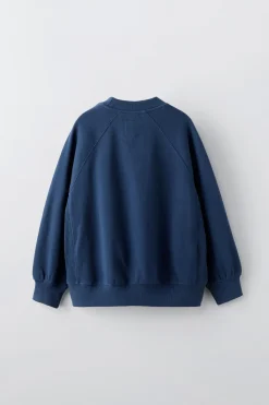 Niños ZARA 6 - 14 Años·Sudaderas|6 - 14 Años·Sudaderas<SUDADERA COMBINADA WAFFLE