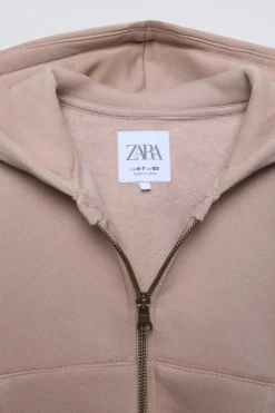 Niños ZARA 6 - 14 Años·Sudaderas|6 - 14 Años·Deporte / Jogging<SUDADERA CREMALLERA CALENTITO