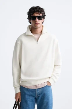 Best SUDADERA CREMALLERA CUELLO Hombre Sudaderas