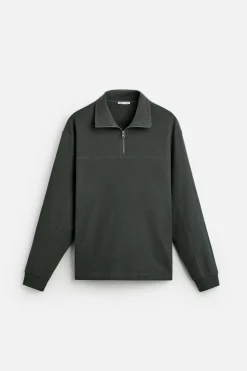 New SUDADERA CREMALLERA CUELLO Hombre Sudaderas