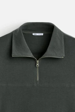 New SUDADERA CREMALLERA CUELLO Hombre Sudaderas