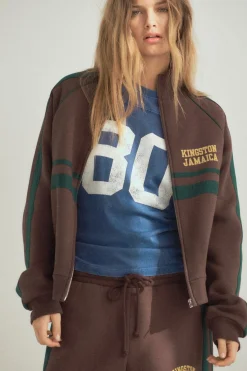 New SUDADERA CREMALLERA JAMAICA Mujer Sudaderas / Joggers