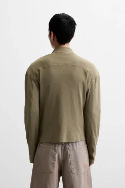 Sale SUDADERA CREMALLERA LAVADA Hombre Sudaderas