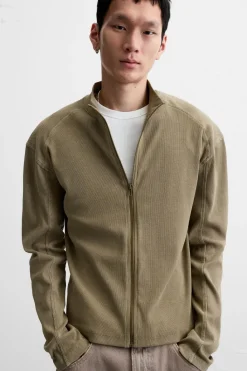 Sale SUDADERA CREMALLERA LAVADA Hombre Sudaderas