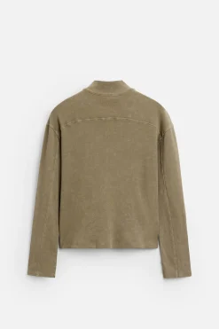 Sale SUDADERA CREMALLERA LAVADA Hombre Sudaderas