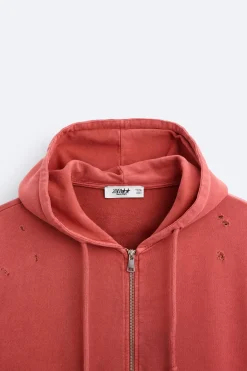 Sale SUDADERA CREMALLERA ROTOS X TWOJEYS LIMITED EDITION Hombre Sudaderas