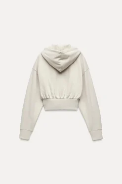 Sale SUDADERA CROP CAPUCHA SOFT Mujer Sudaderas / Joggers