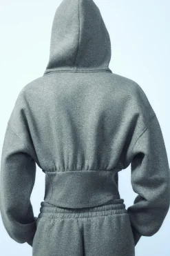 New SUDADERA CROP GLITTER Mujer Sudaderas / Joggers