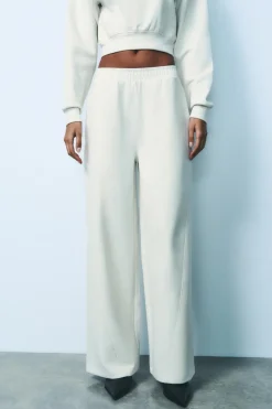 Hot SUDADERA CROP INTERLOCK Mujer Sudaderas / Joggers