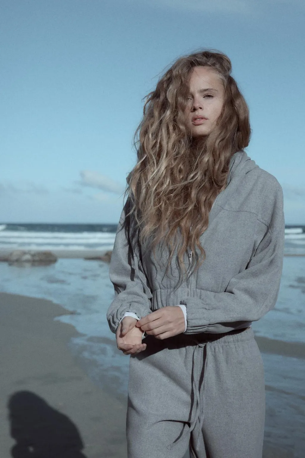 Sale SUDADERA CROP SOFT CAPUCHA Mujer Sudaderas / Joggers