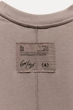 Discount SUDADERA CROPPED ETIQUETA Mujer Sudaderas / Joggers