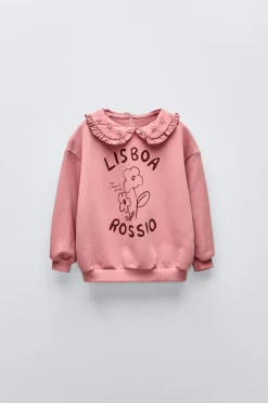 Niños ZARA 1½ - 6 Años·Sudaderas|6 - 18 Meses·Sudaderas<SUDADERA CUELLO COMBINADO