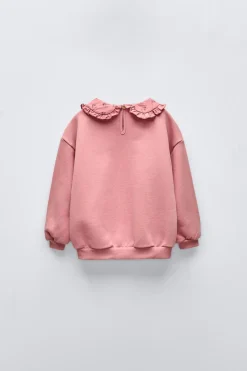 Niños ZARA 1½ - 6 Años·Sudaderas|6 - 18 Meses·Sudaderas<SUDADERA CUELLO COMBINADO