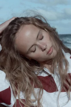 Fashion SUDADERA CUELLO POLO VARSITY Mujer Sudaderas / Joggers