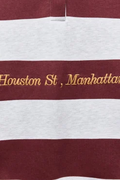 Fashion SUDADERA CUELLO POLO VARSITY Mujer Sudaderas / Joggers