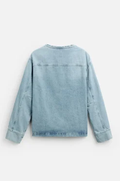 New SUDADERA DENIM COSTURAS Hombre Sudaderas