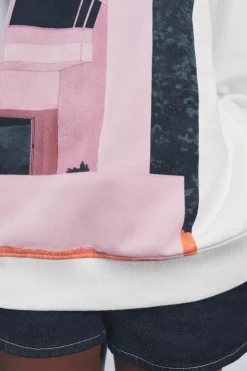 New SUDADERA ESTAMPACIÓN ALBERT FLORENT Mujer Sudaderas / Joggers