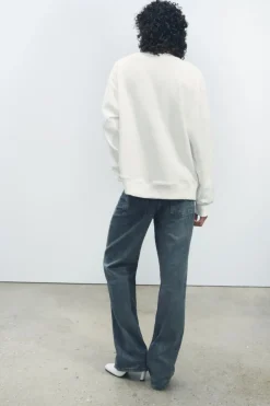 Online SUDADERA ESTAMPACIÓN FLOR Mujer Sudaderas / Joggers