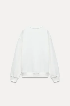 Online SUDADERA ESTAMPACIÓN FLOR Mujer Sudaderas / Joggers