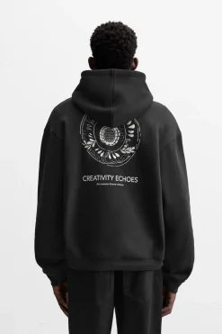 Fashion SUDADERA ESTAMPADA COMBINADA Hombre Sudaderas