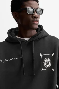 Fashion SUDADERA ESTAMPADA COMBINADA Hombre Sudaderas