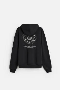 Fashion SUDADERA ESTAMPADA COMBINADA Hombre Sudaderas