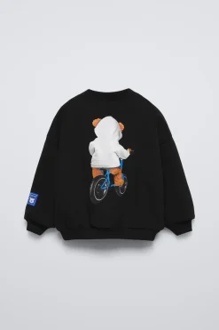 Niños ZARA 1½ - 6 Años·Sudaderas<SUDADERA ESTAMPADA OSO