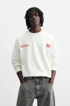 Sale SUDADERA ESTAMPADO COMBINADO Hombre Sudaderas