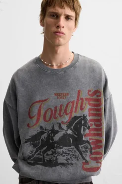 Clearance SUDADERA ESTAMPADO COMBINADO Hombre Sudaderas