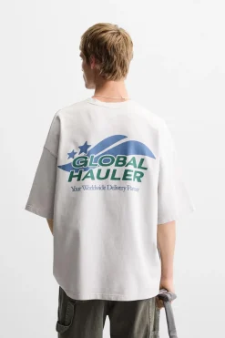 New SUDADERA ESTAMPADO COMBINADO Hombre Camisetas