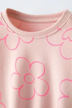 Niños ZARA 1½ - 6 Años·Sudaderas|1½ - 6 Años·Total Look<SUDADERA ESTAMPADO ETIQUETA