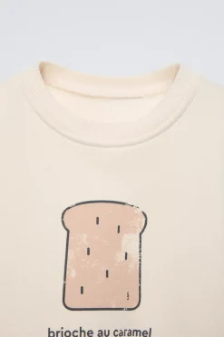 Niños ZARA 1½ - 6 Años·Sudaderas|1½ - 6 Años·Sudaderas<SUDADERA ESTAMPADO GARMENT DYE