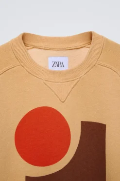 Niños ZARA 6 - 14 Años·Sudaderas<SUDADERA ESTAMPADO GRÁFICO