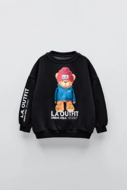 Niños ZARA 1½ - 6 Años·Sudaderas|1½ - 6 Años·Sudaderas<SUDADERA ESTAMPADO OSO