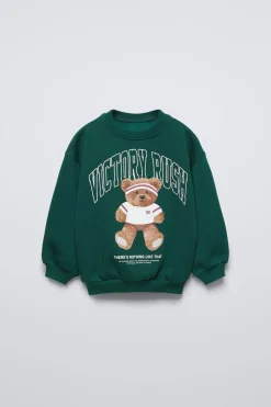 Niños ZARA 1½ - 6 Años·Sudaderas|6 - 18 Meses·Sudaderas<SUDADERA ESTAMPADO OSO