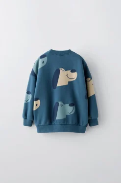 Niños ZARA 1½ - 6 Años·Sudaderas|1½ - 6 Años·Sudaderas<SUDADERA ESTAMPADO PERROS