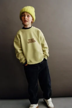 Niños ZARA 6 - 14 Años·Sudaderas<SUDADERA ESTAMPADO TEXTO