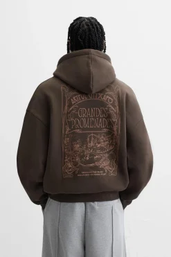 Hot SUDADERA ESTAMPADO TEXTO Hombre Sudaderas