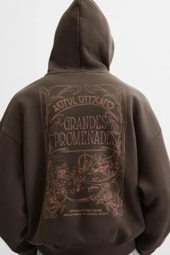 Hot SUDADERA ESTAMPADO TEXTO Hombre Sudaderas