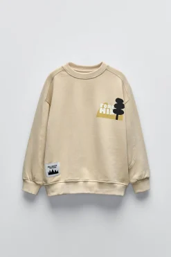Niños ZARA 6 - 14 Años·Sudaderas<SUDADERA ESTAMPDO RELIEVE