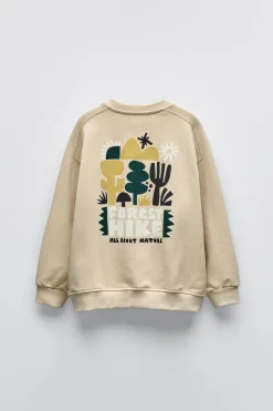 Niños ZARA 6 - 14 Años·Sudaderas<SUDADERA ESTAMPDO RELIEVE