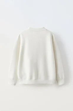 Niños ZARA 6 - 14 Años·Sudaderas<SUDADERA FELPA BÁSICA