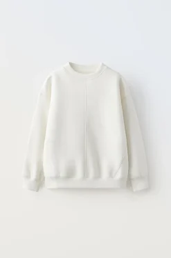 Niños ZARA 6 - 14 Años·Sudaderas<SUDADERA FELPA BÁSICA