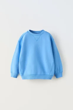 Niños ZARA 1½ - 6 Años·Sudaderas|1½ - 6 Años·Chándal<SUDADERA FELPA CORTES COMBINADOS