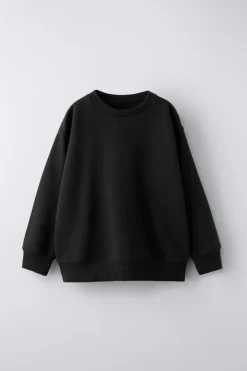 Niños ZARA 6 - 14 Años·Sudaderas|6 - 14 Años·Deporte / Jogging<SUDADERA FELPA LISA