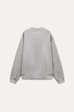 Discount SUDADERA FELPA OVERSIZE ETIQUETA Mujer Sudaderas / Joggers