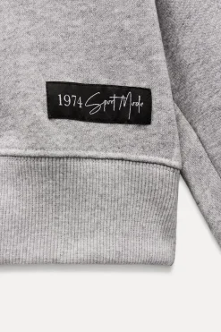 Discount SUDADERA FELPA OVERSIZE ETIQUETA Mujer Sudaderas / Joggers