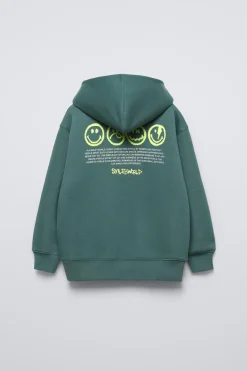 Niños ZARA 6 - 14 Años·Sudaderas<SUDADERA GRAFFITI SMILEYWORLD ®